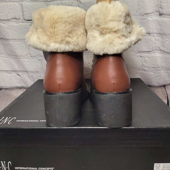 Hannia Womens Padded Insole Lace up Booties - Picture 8 of 10